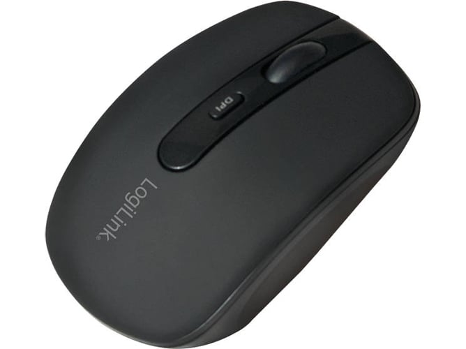 Ratón LOGILINK ID0078A (Bluetooth - Óptico - 1600 dpi - Negro)