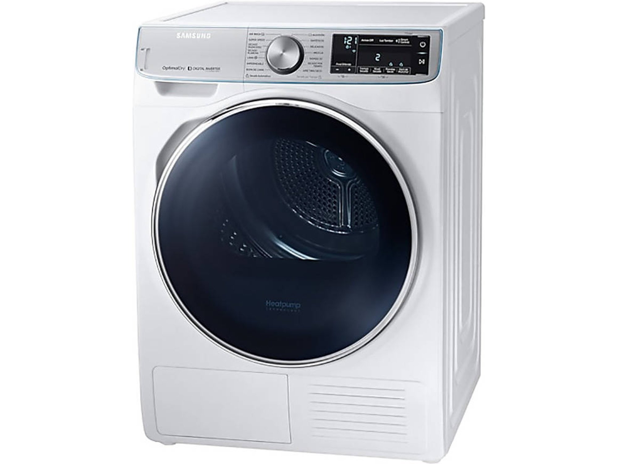 Secadora SAMSUNG DV90N8287AW/EC (9 Kg - Bomba De Calor -Blanco)