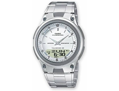 Reloj CASIO AW-80D-7AVCB Mujer (Acero Inoxidable - Plateado)