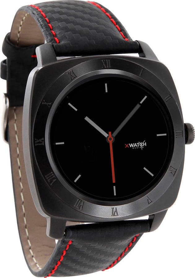 Xwatch 54013 Nara pro reloj inteligente para hombre bc de carbono rojo smartwatch xlyne