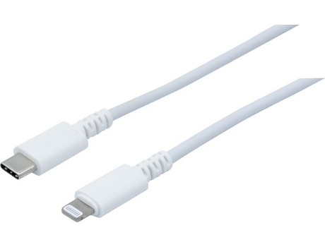 Cable Lightning DACOMEX Blanco