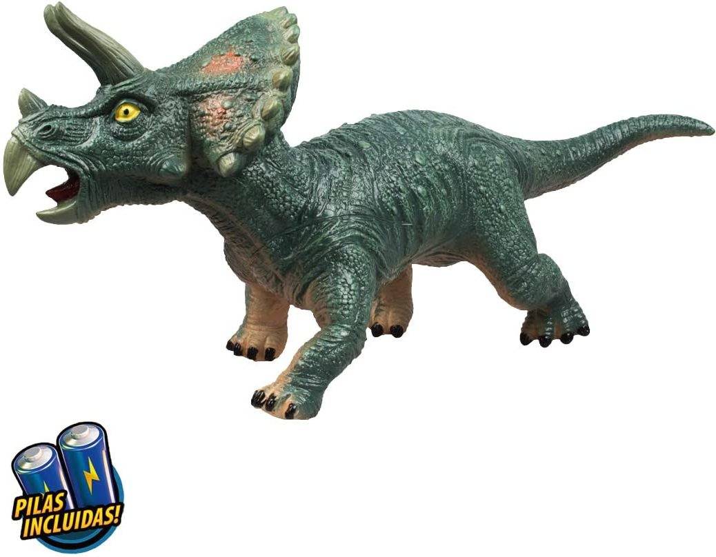 Figura Wild Predators triceratops foam blanditos con sonido dinosaurios juguetes niños 3 años o gigante