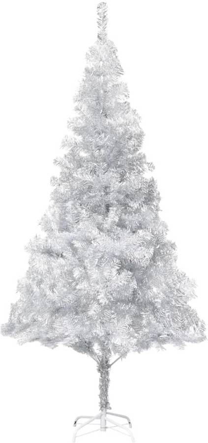 Árbol de Navidad VIDAXL con Luces LED y Bolas (Blanco - 93x18 cm)