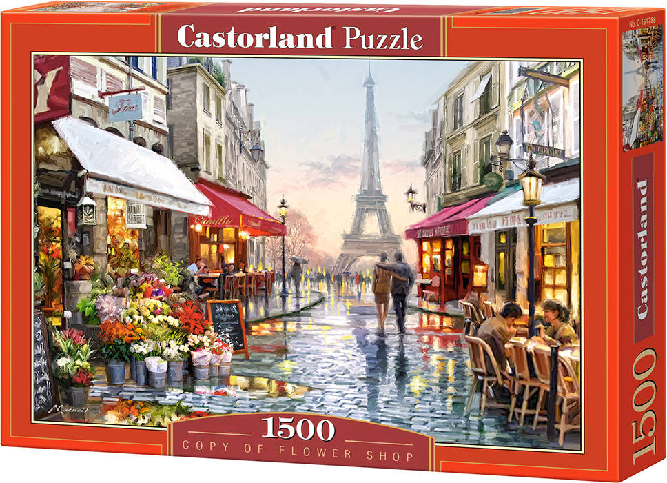 Puzzle CASTORLAND Flower Shop (1500 Piezas)