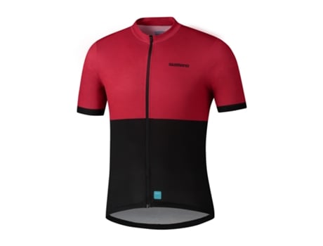 Camiseta de Mujer para Cicling SHIMANO Multicolor Poliéster Rojo (L)