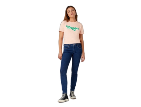 Camiseta para Mujer WRANGLER (S - Multicolor)