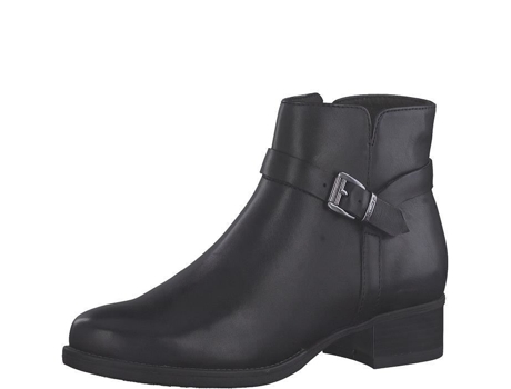 Botines de Mujer TAMARIS Vegano Salto Bloco Piel Negro (36)