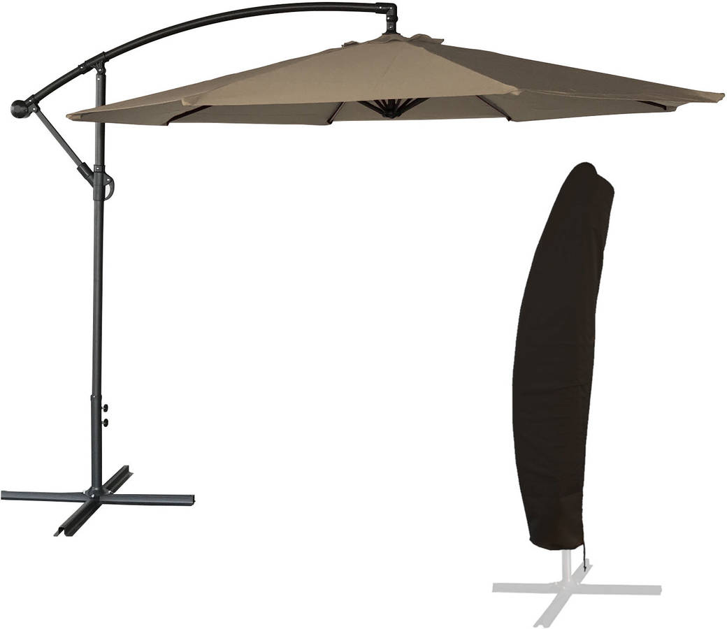 Parasol BENEFFITO Oahu Beige (195 x 33 x 14 cm - Acero )