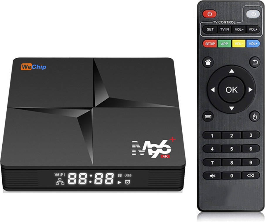 Box Smart TV WECHIP M96+ (Android - Full HD - 4 GB RAM - Wi-Fi)