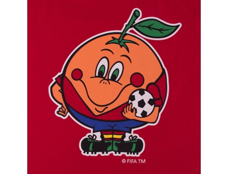 Camiseta de Niña para Fútbol COPA FOOTBALL Multicolor Algodón Rojo (8 años)