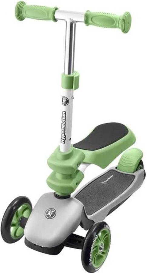 Patinete HYPERMOTION 3 in 1 Balance Verde (Edad Minima: 2 años - 48-68 cm)