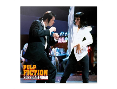 Calendario Pulp Fiction 2022 pared│ mensual producto con licencia oficial erik editores 30x30