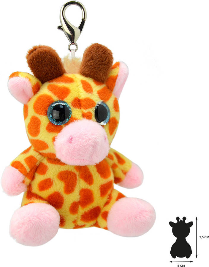 Peluche llavero WILD PLANET Girafa (5 x 8 x 9.5 cm)