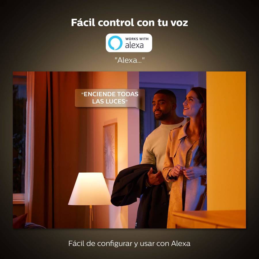 Lámpara De Mesa PHILIPS Hue Signe