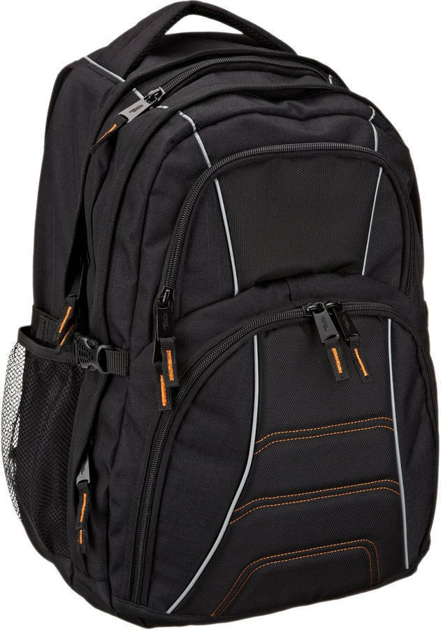 Mochila AMAZONBASICS NC1306167R1 (Universal - 17'' - Negro)