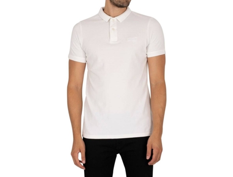 Polo SUPERDRY Classic Pique Algodón Hombre (M - Blanco)