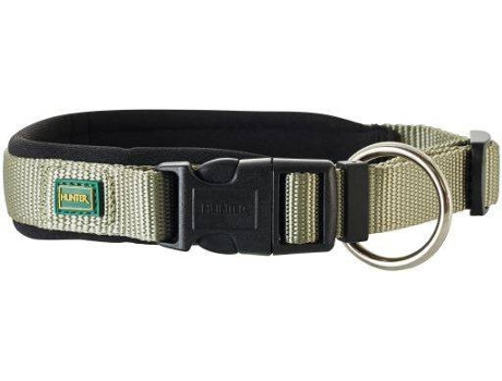 Collar para Perros HUNTER Neopren Vario Plus Nylon Negro (T-50)