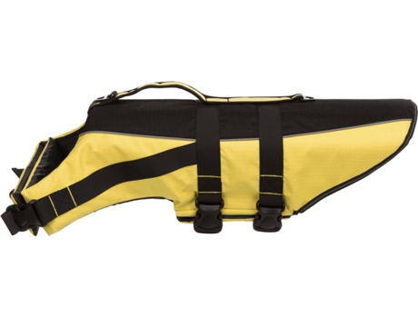 Chaleco de Seguridad para Perros TRIXIE (L - Amarillo, Negro)