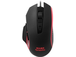 Ratón Gaming MARS GAMING MM018 (4800 dpi - Negro)