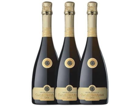 Espumante CASTELL SANT ANTONI Castell Sant Antoni Gran Barrica Brut Nature Cava Gran Reserva (0.75 L - 3 unidades)