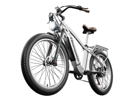 Bicicleta Eléctrica SHENGMILO MX04 26*3.0 inch Fat Tire Mountain Bicycle Bafang 500W Motor 15Ah Battery Shimano Gear