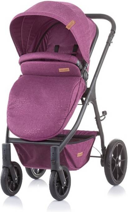 Carrito de Bebé CHIPOLINO Tres Piezas Alcofa Dura con Bolsa Avia Orchid Linen