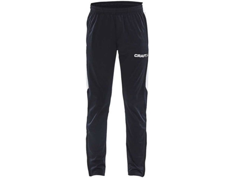 Pantalones para Hombre CRAFT Progress Negro para Fútbol (134 - 140 cm)