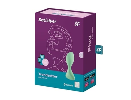 Satisfyer Trendsetter Plug Vibrator Verde con App 1ud