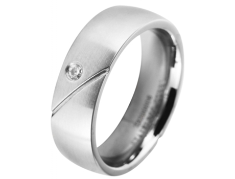 AKZENT Anillo de San Valentín/Compromiso/Amistad para Mujer en Acero Inoxidable – Tam.58 – 0013