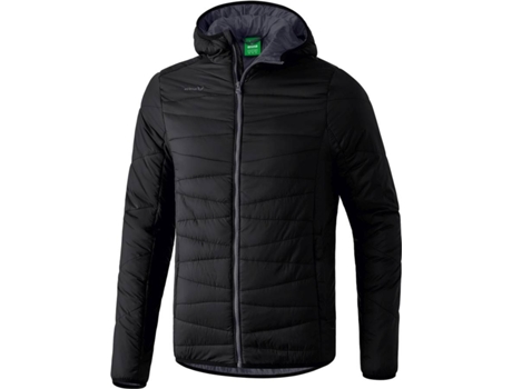 Chaqueta de Plumas para Niños ERIMA Outdoor Basics (Negro y Gris - 12 Años )