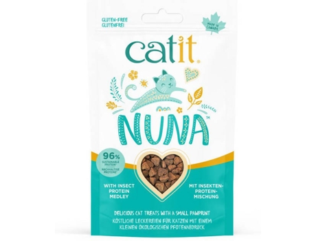 Snacks de Mistura de Proteína de Inseto para Gato CATIT Nuna (Cantidad: 60 g)