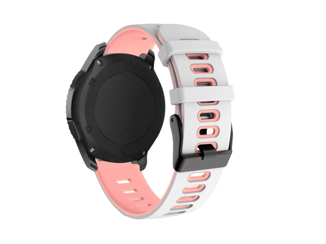 Correa Pioneer para Amazfit Bip 3 Blanco y Rosa