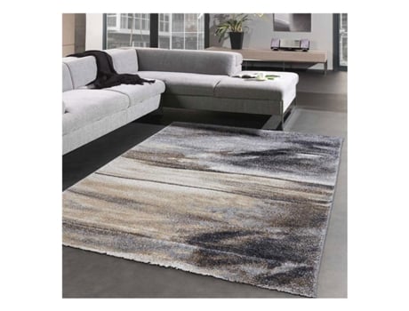 Alfombra MERINOS (120 x 170 - Poliprolileno - Gris)