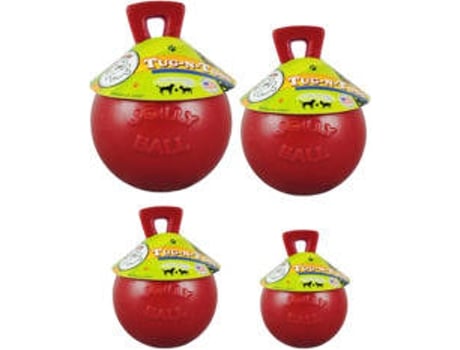 Pelota para Perro JOLLY Tug-n-trow Rojo (10 cm)