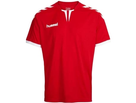 Camiseta de Hombre para Fútbol HUMMEL Core Poly Rojo (S)