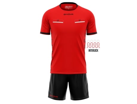 Camiseta Unisex para Fútbol GIVOVA Rojo (M)