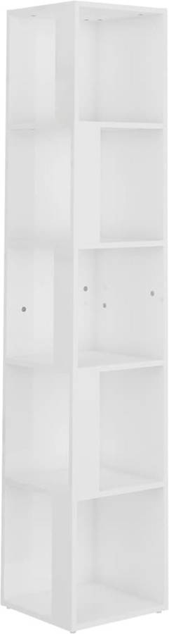 Armario De Esquina aglomerado blanco con 33x33x1645 cm vidaxl brillante 33x33x164.5