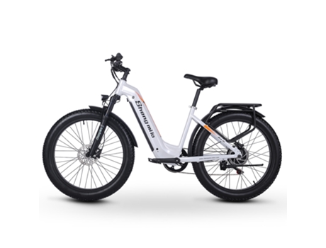 Bicicleta Eléctrica SHENGMILO-MX06 48V 17.5ah 500W Blanco