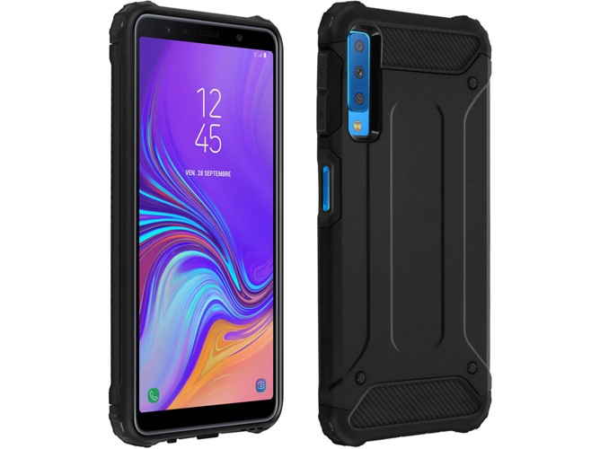 Carcasa Samsung Galaxy A7 2018 AVIZAR BACK-DEF2-BK-A750