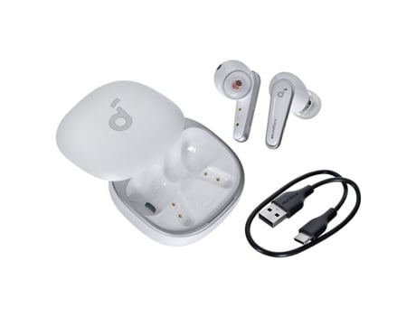 Auriculares con Micrófono SOUNDCORE Liberty 4 (Blanco - Midnight black - USB - USB-C - Bluetooth)