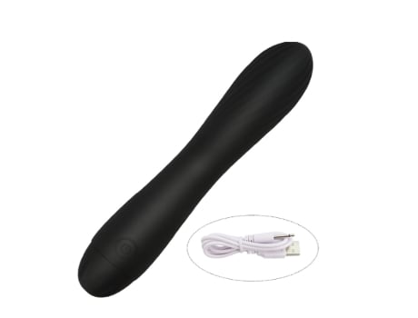 Vibradores Vibrador Eléctrico Portátil Inalámbrico Negro BISBISOUS