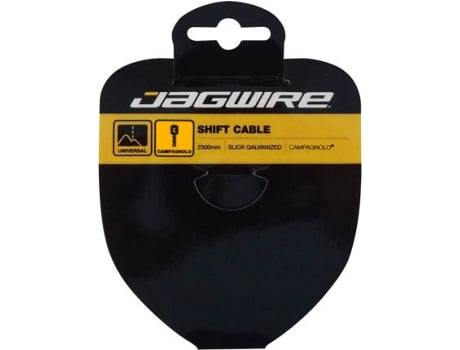 Cable JAGWIRE Shift Cable-Slick Galvanized-1.1X2300Mm-Campagnolo (Negro - TU)