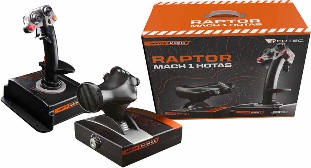 Joystick FR-TEC Raptor Mach 1 (PC - Negro)