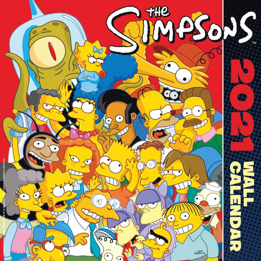 Calendario DANILO The Simpsons (2021 - 30 x 30 cm)