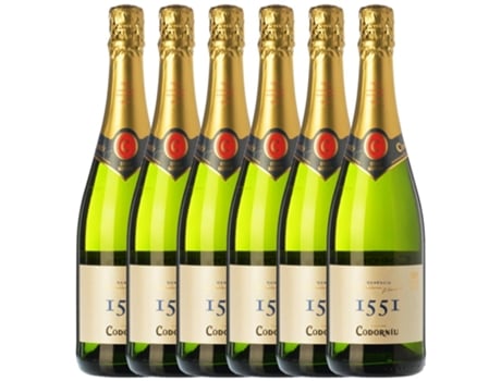 Espumante CODORNÍU Codorníu 1551 Brut Nature Cava Joven (0.75 L - 6 unidades)