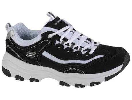 Zapatillas Deportivas SKECHERS Iconik (Negro - Tela, Gamuza, Material Sintético - 36)