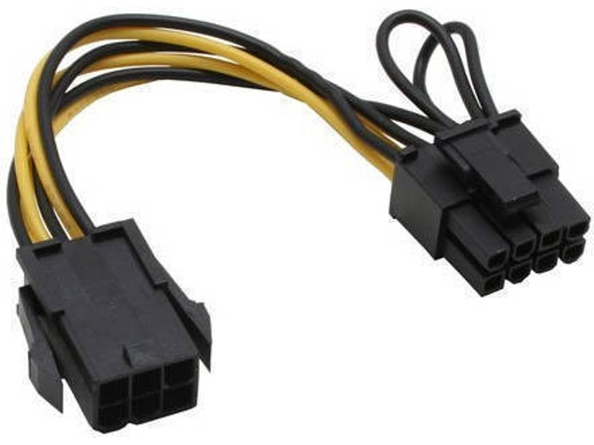 Cable de Alimentación INLINE (10 cm - Negro)