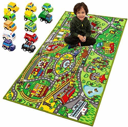 Estera JOYIN Playmat con 12 Coches (3 anos - 16x12.4x2.9 cm)