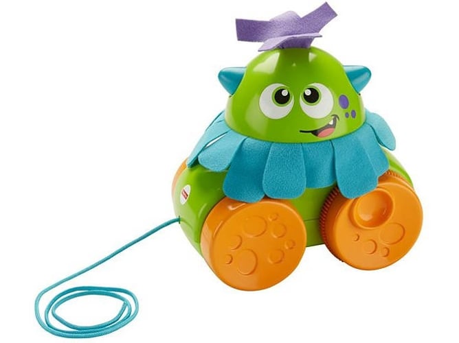 Fisherprice Monstruito Gira juguete para bebé +1 año mattel fhg01 de tirar