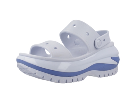 Sandalias de Mujer CROCS Classic Mega Crush Goma Azul (3738)